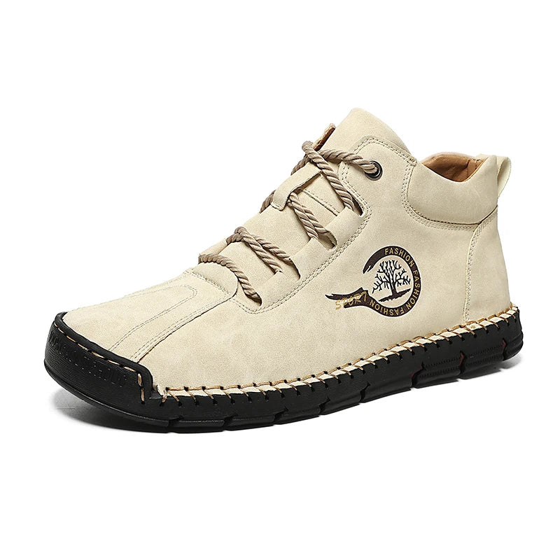Men's Handmade Leather Outdoor Ankle Boots