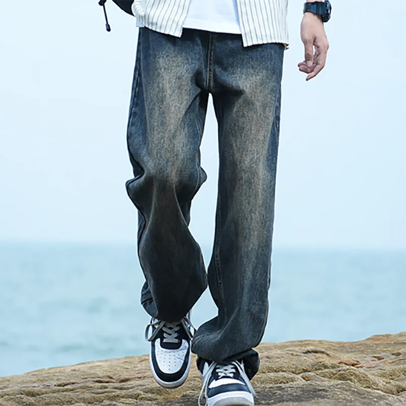 Men's American Retro Y2K Baggy Denim Jeans