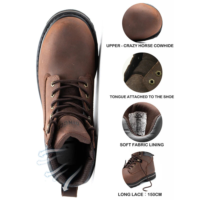 Men's Lightweight Safety Work Sneakers