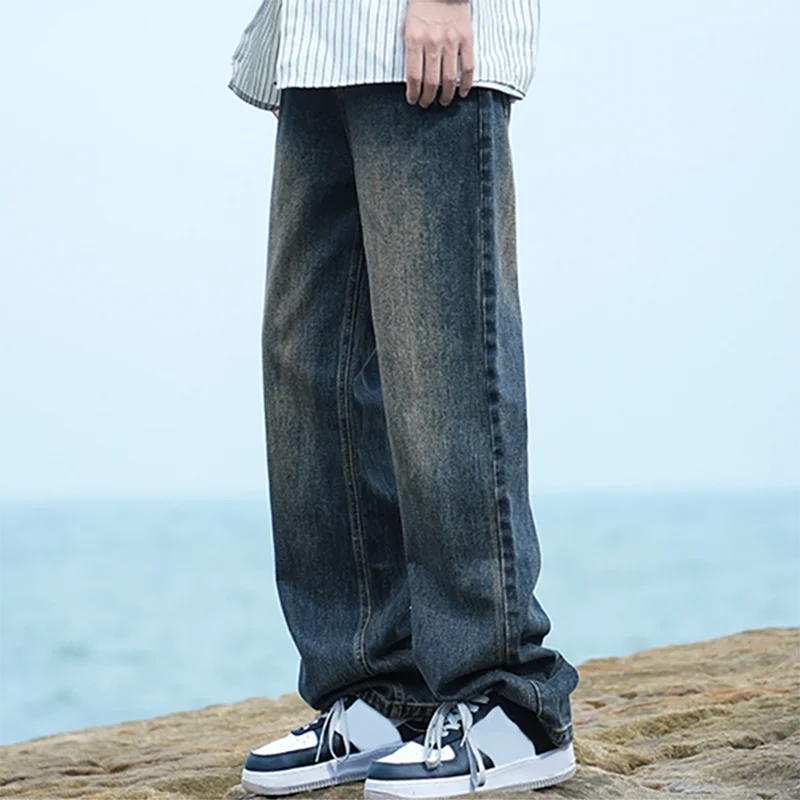 Men's American Retro Y2K Baggy Denim Jeans
