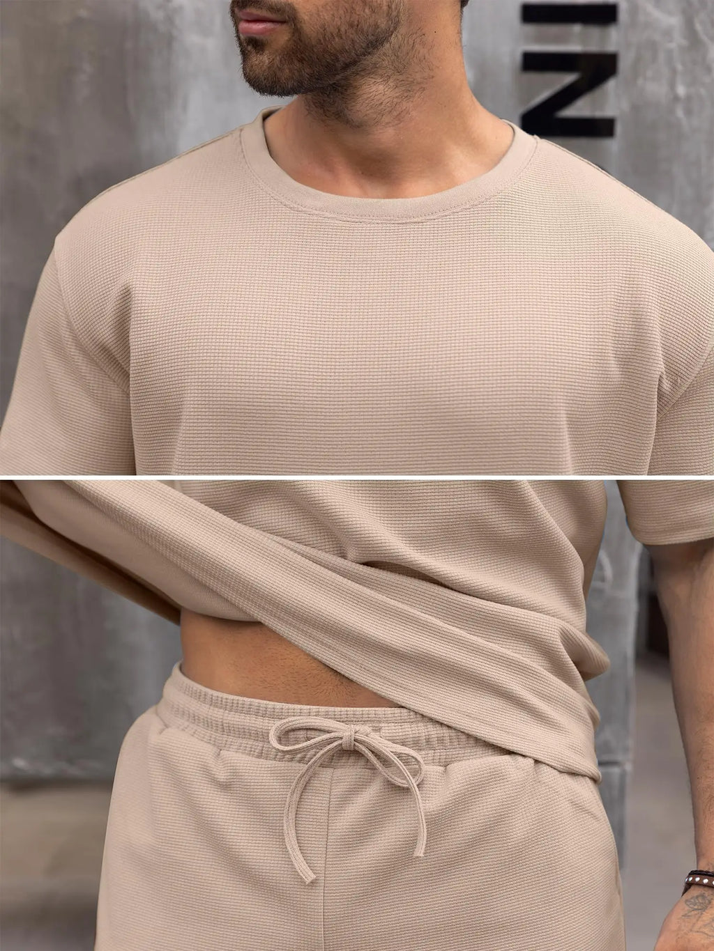 Men's 3D Print Oversized T-Shirt & Shorts Set