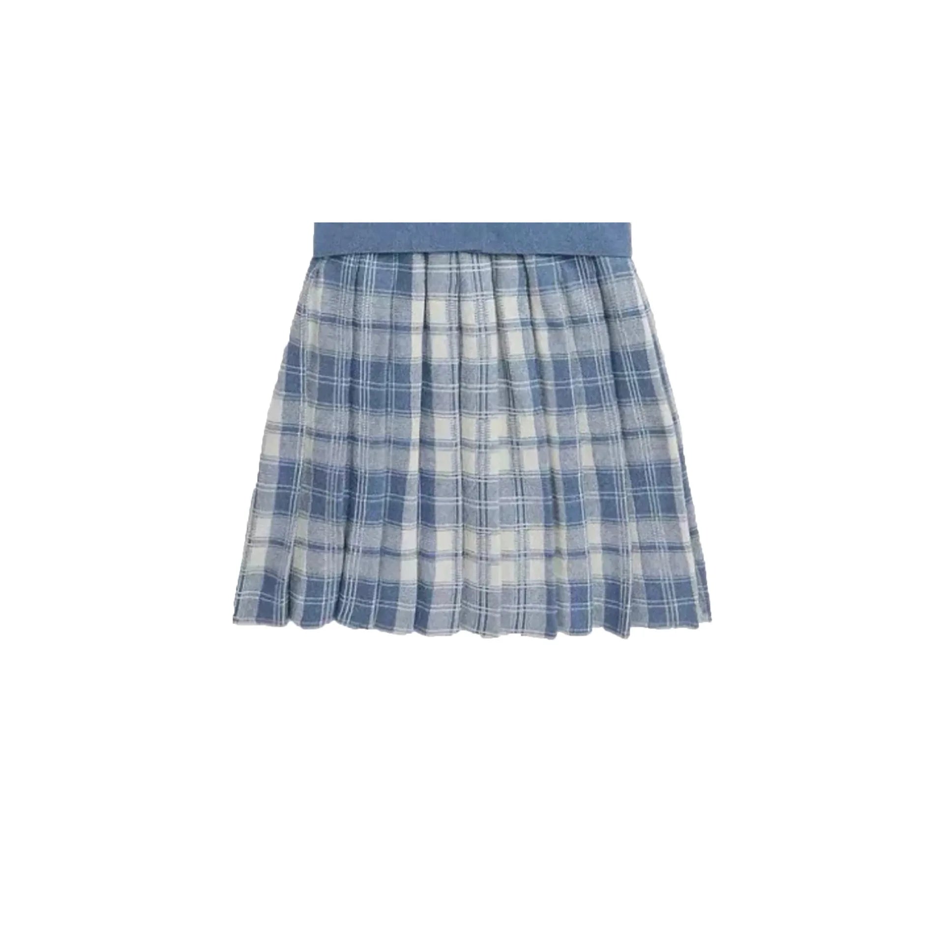 Girls' Colorful Knit Cardigan & Skirt Set