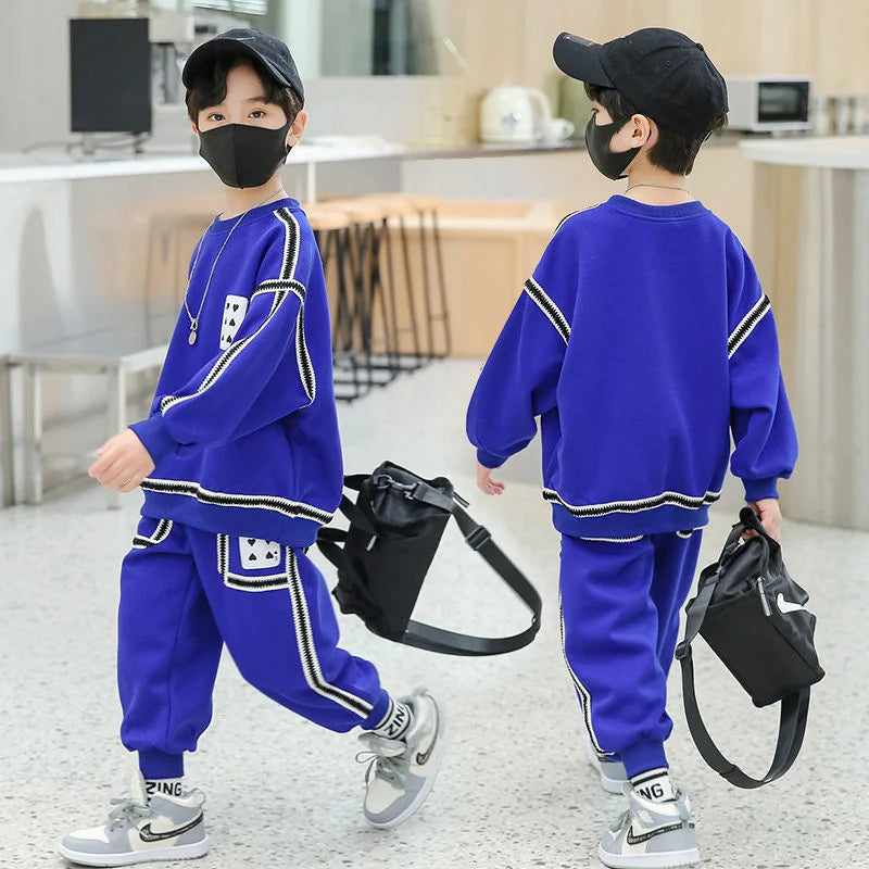 Boys' Casual Sweatshirt & Pants 2-Piece Set