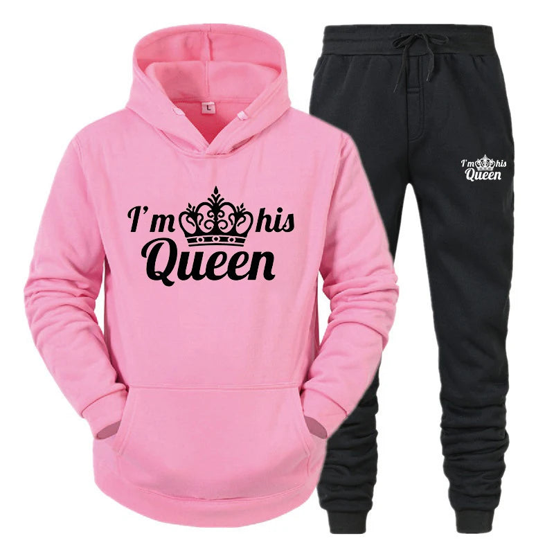Couples' QUEEN KING Matching Hoodie Set