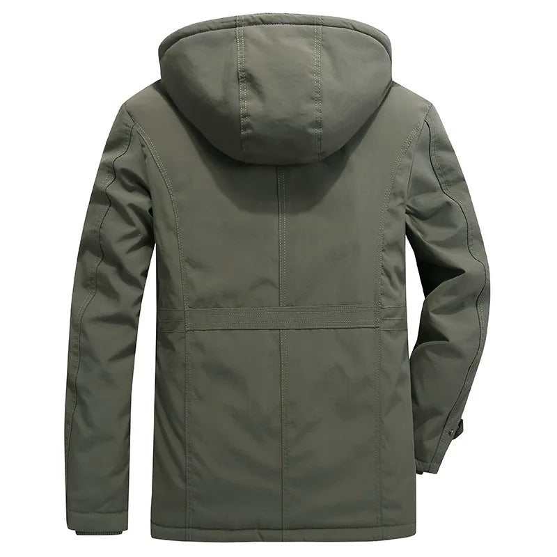 Men's Velvet Padded Winter Jacket