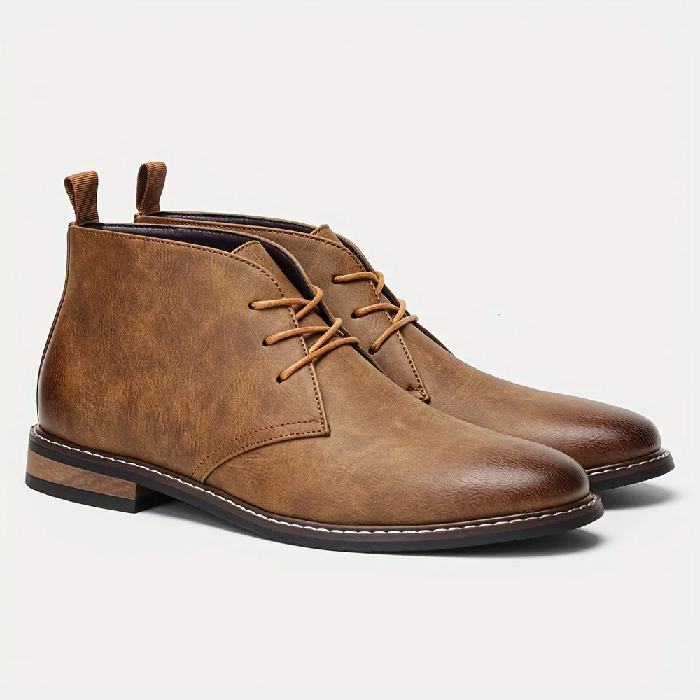 Men's Retro Casual Lace-Up Desert Boots