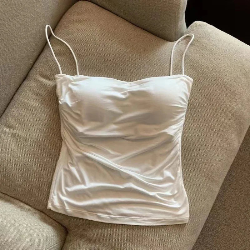 Women's Thin Strap Fitted Camisole Top