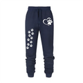 Women's Cat Paw Print Jogger Sweatpants