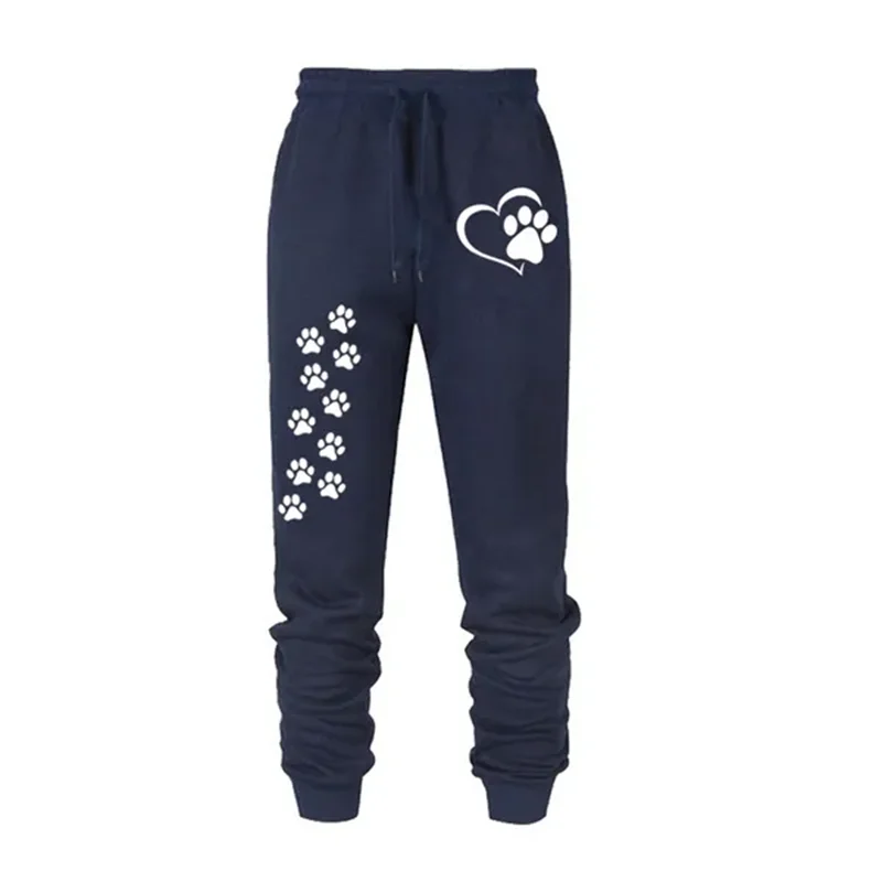 Women's Cat Paw Print Jogger Sweatpants