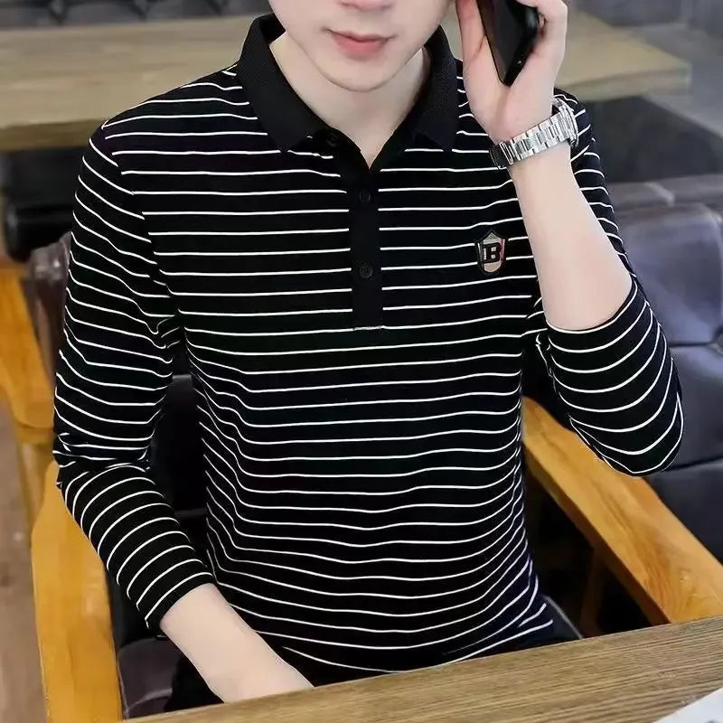 Men's Oversized Polo Sweatshirt