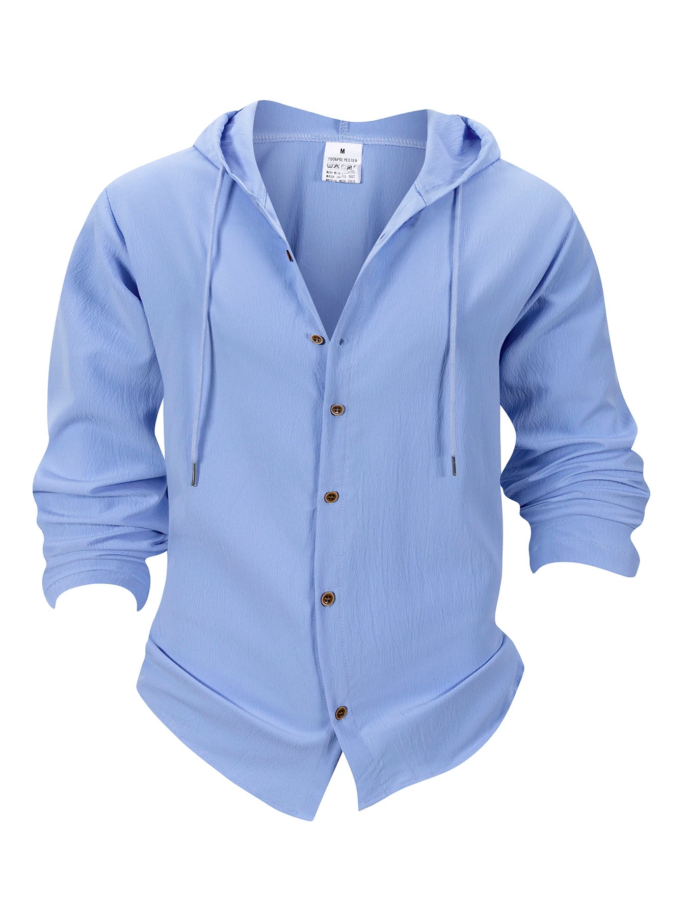 Men's Hooded Linen Beach Shirt
