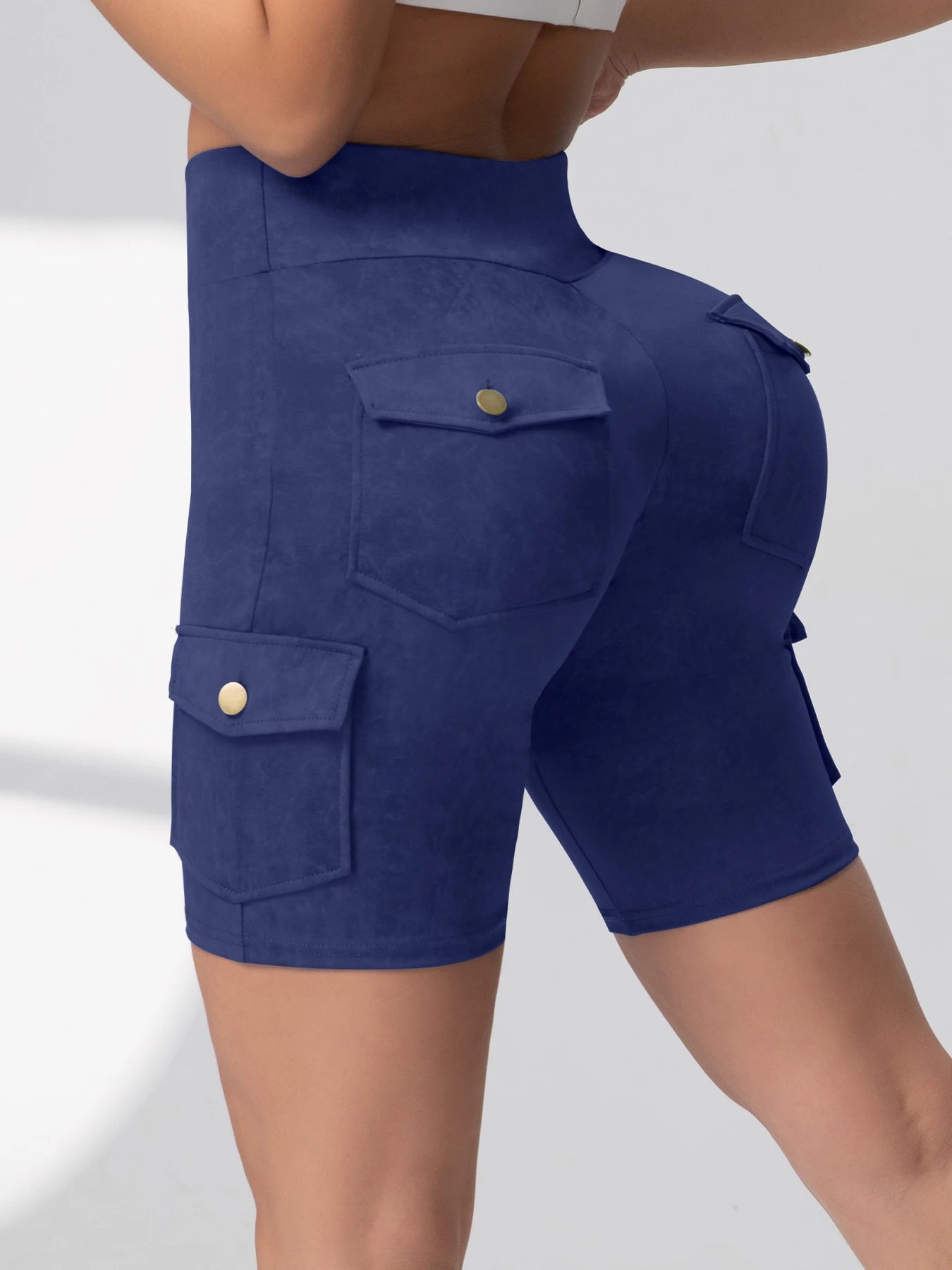 Women's Camo Butt-Lifting Workout Shorts
