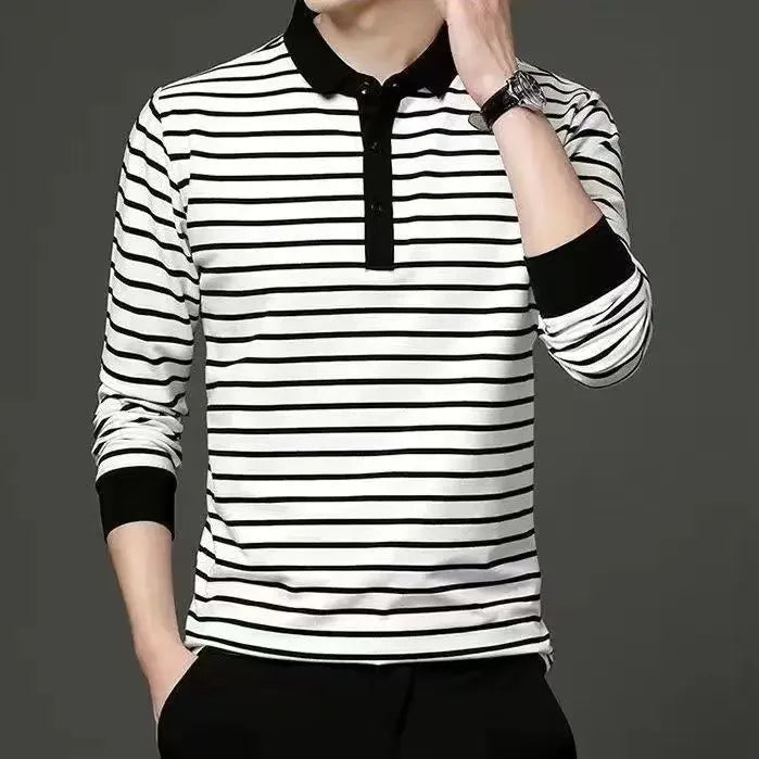 Men's Oversized Polo Sweatshirt