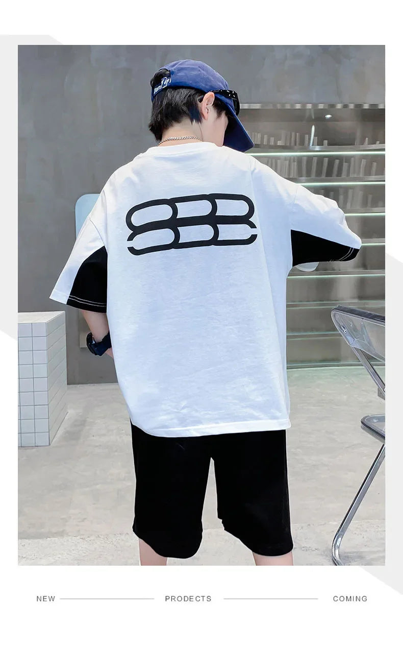 Boys' Sports Short-Sleeve Summer Set