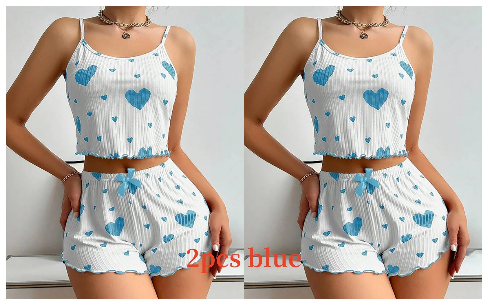 Women's Tank Top & Shorts Pajama Set