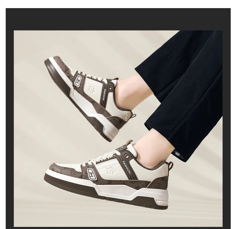 Men's Street Style Platform Skate Sneakers