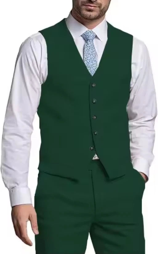 Men's Vest & Pants Suit Set