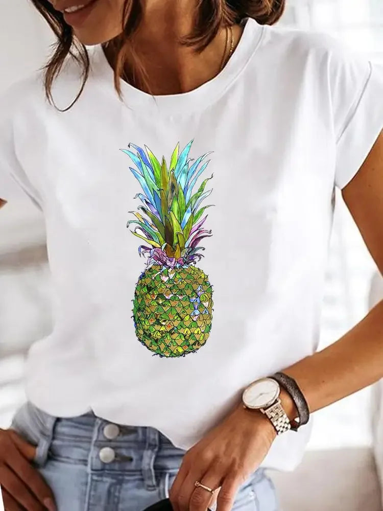 Women's Love Print Casual T-Shirt