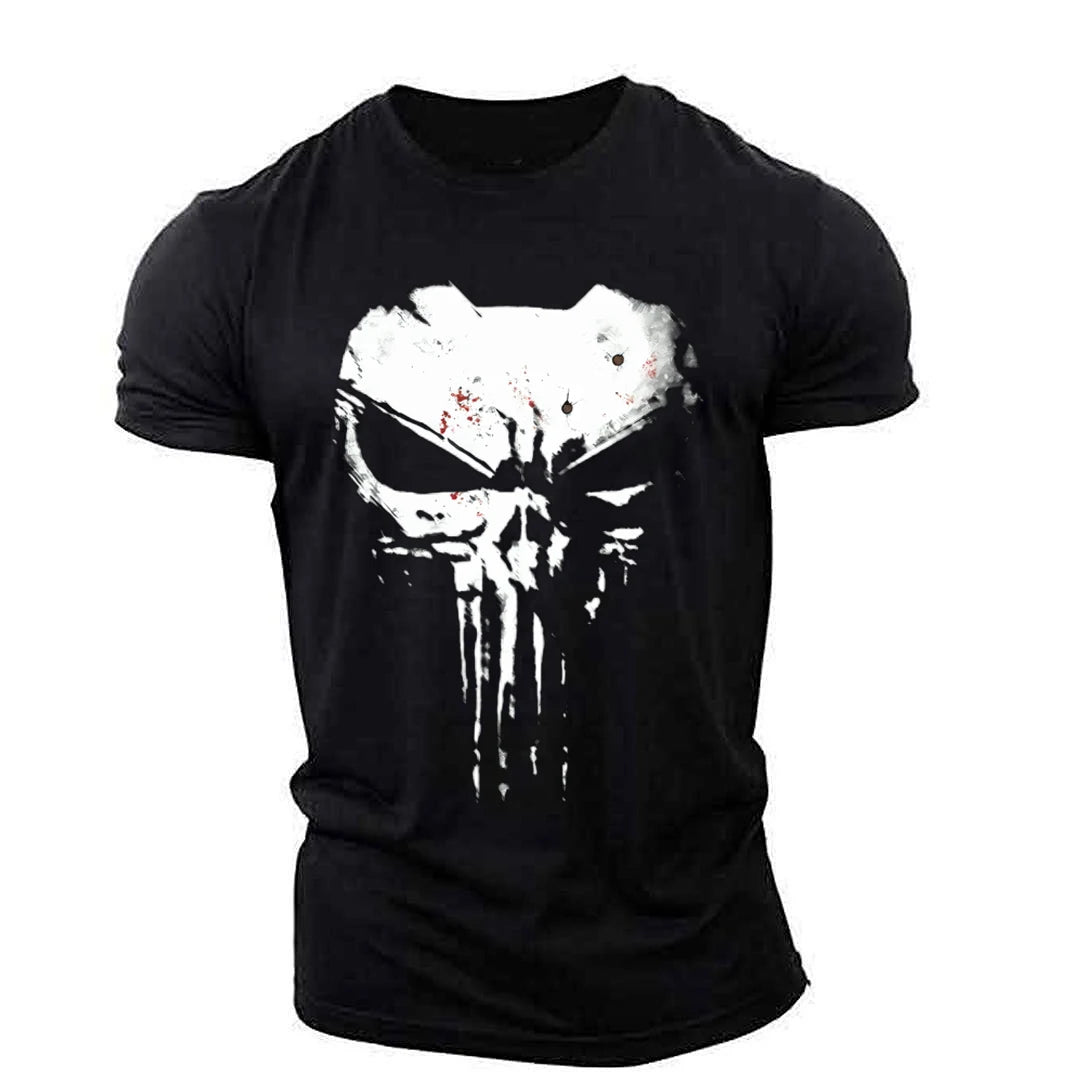 Men's Retro Sparta 3D Print Oversized T-Shirt