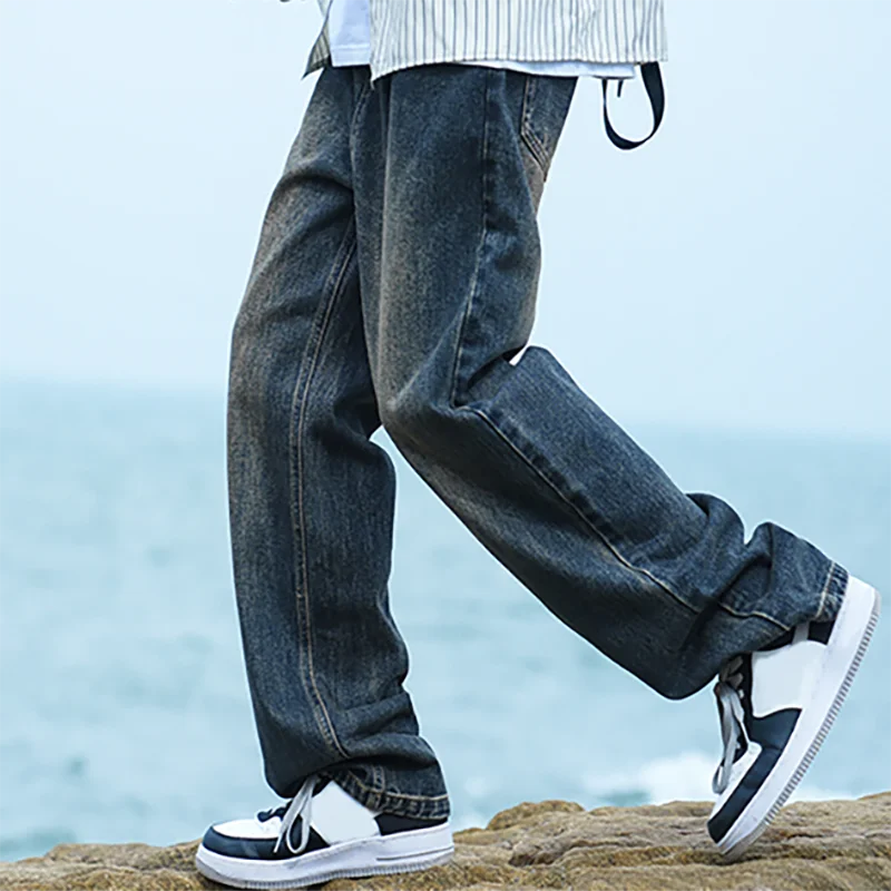 Men's American Retro Y2K Baggy Denim Jeans