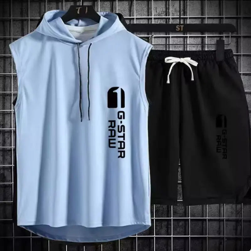 Men's Summer T-Shirt & Shorts Tracksuit Set