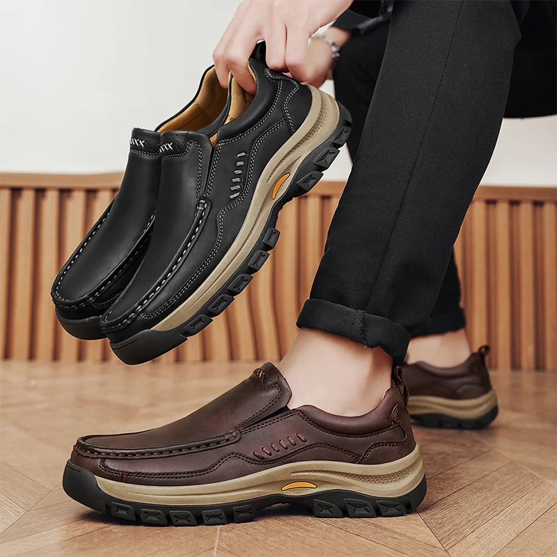 Men's Slip-On Genuine Leather Casual Shoes
