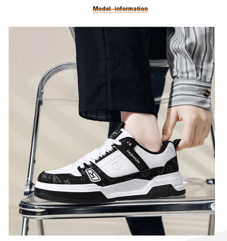 Men's Street Style Platform Skate Sneakers