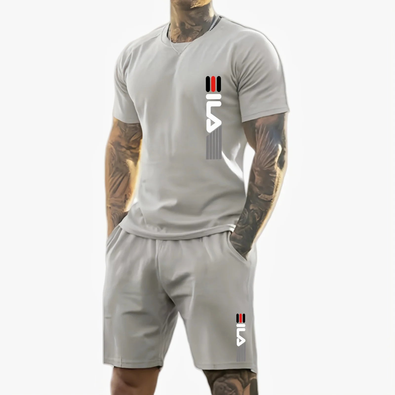 Men's Short Sleeve Polo Co-ord Set
