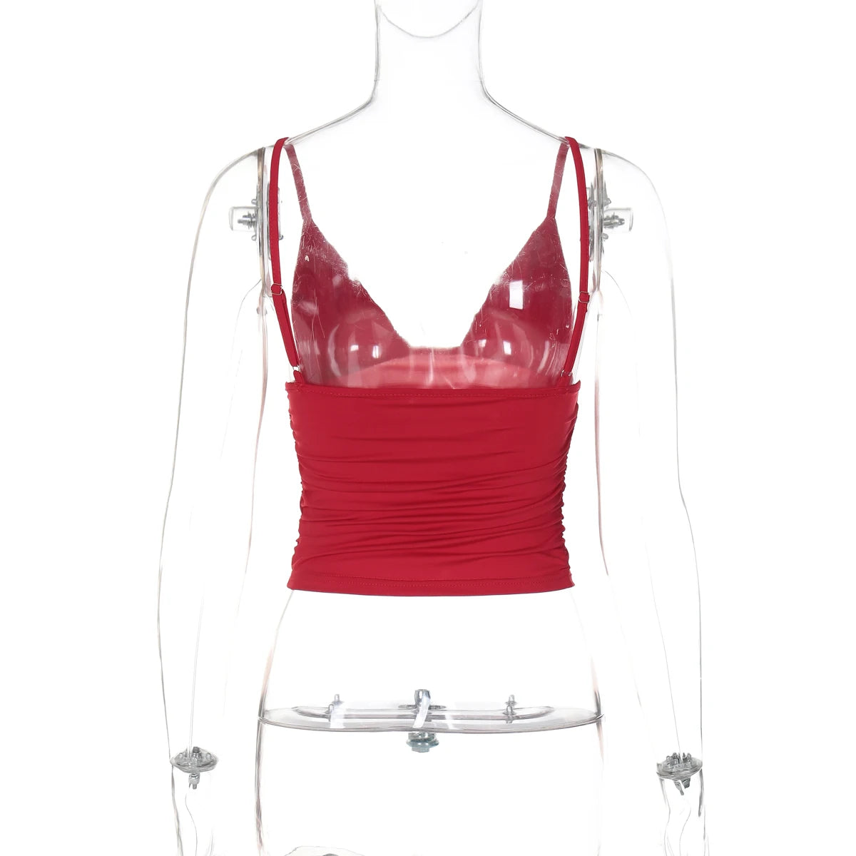 Women's Ruched Bodycon Camisole Top