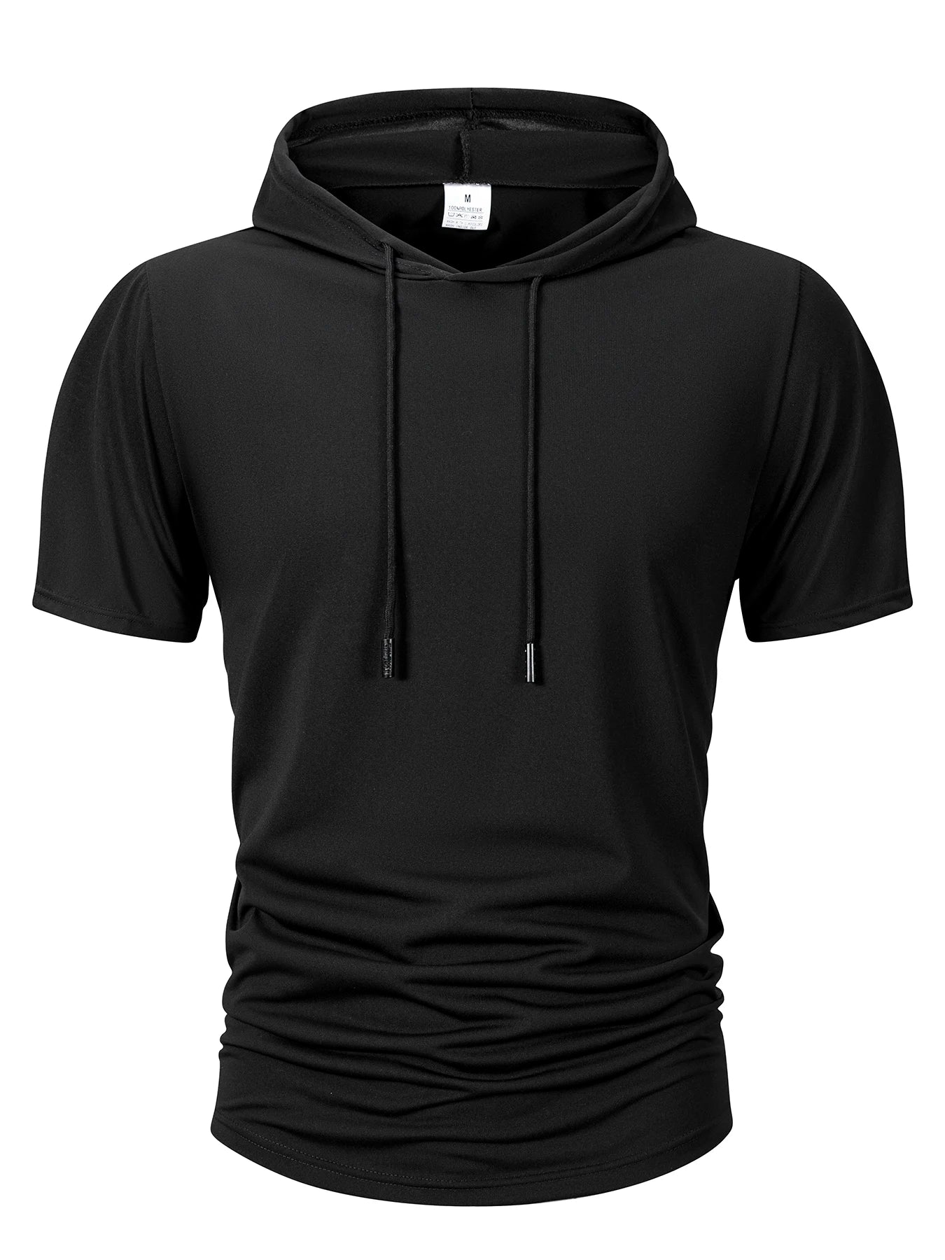 Men's Lightweight Hooded Short-Sleeve T-Shirt