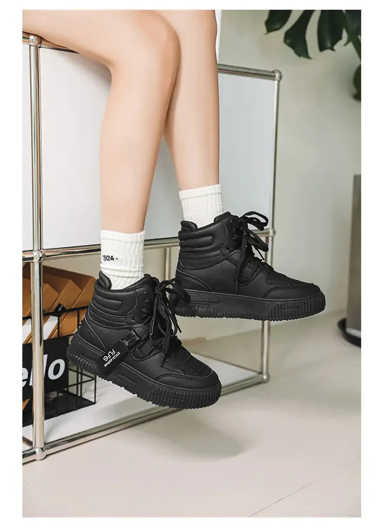 Women's Soft Sole Lace-Up Ankle Boots