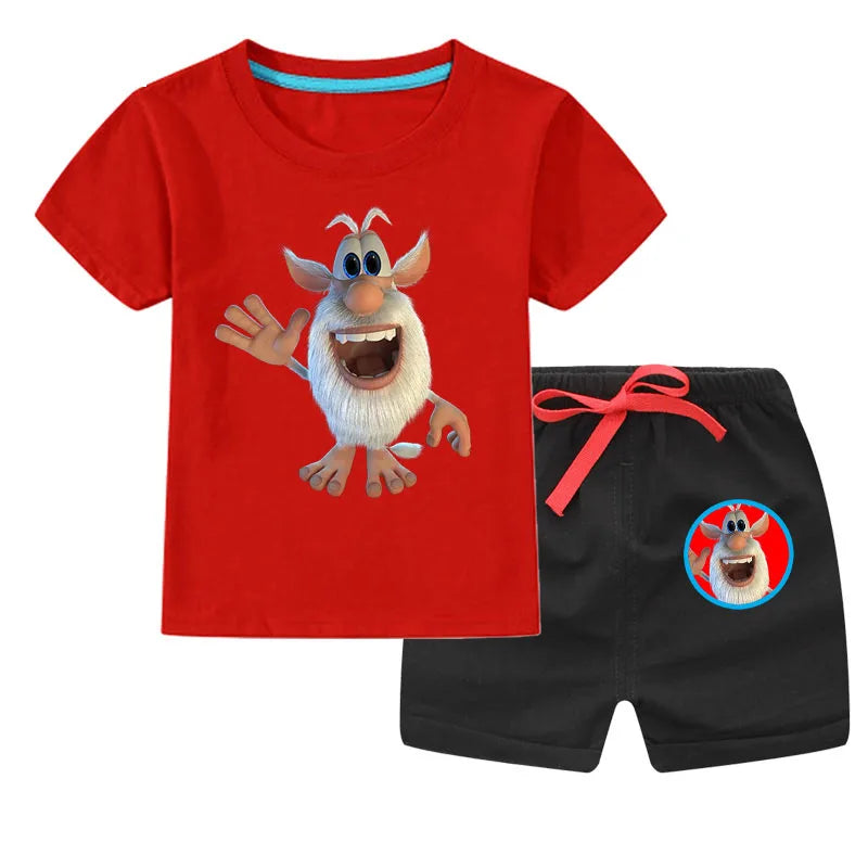 Kids' T-Shirt & Shorts Summer Casual Set