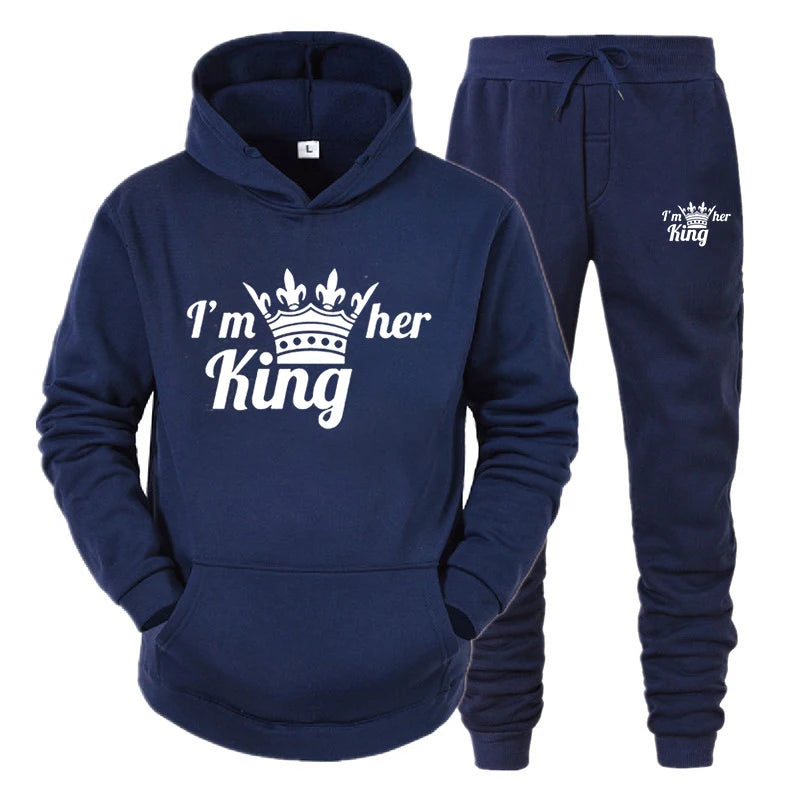 Couples' QUEEN KING Matching Hoodie Set