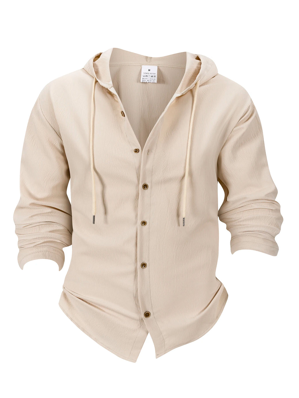 Men's Hooded Linen Beach Shirt