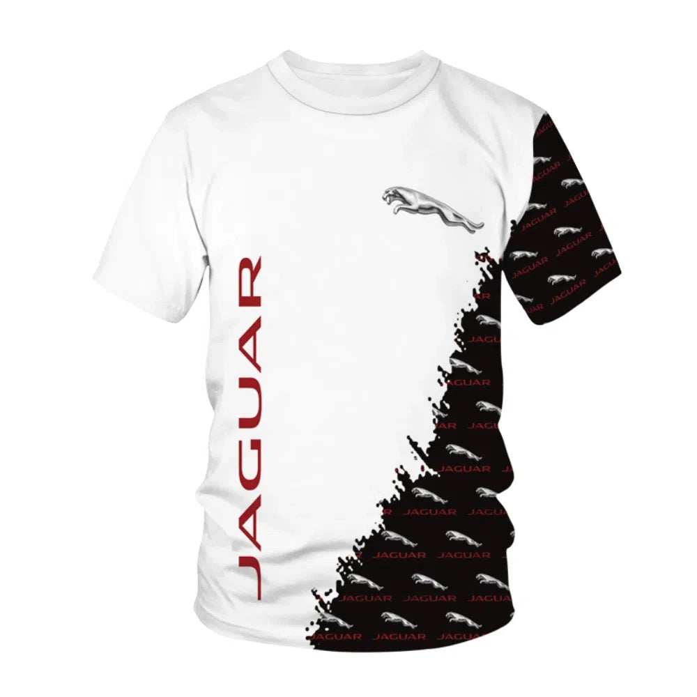 Unisex 3D Jaguar Racing Print T-Shirt