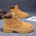 Men's High-Top Motorcycle Lace-Up Boots