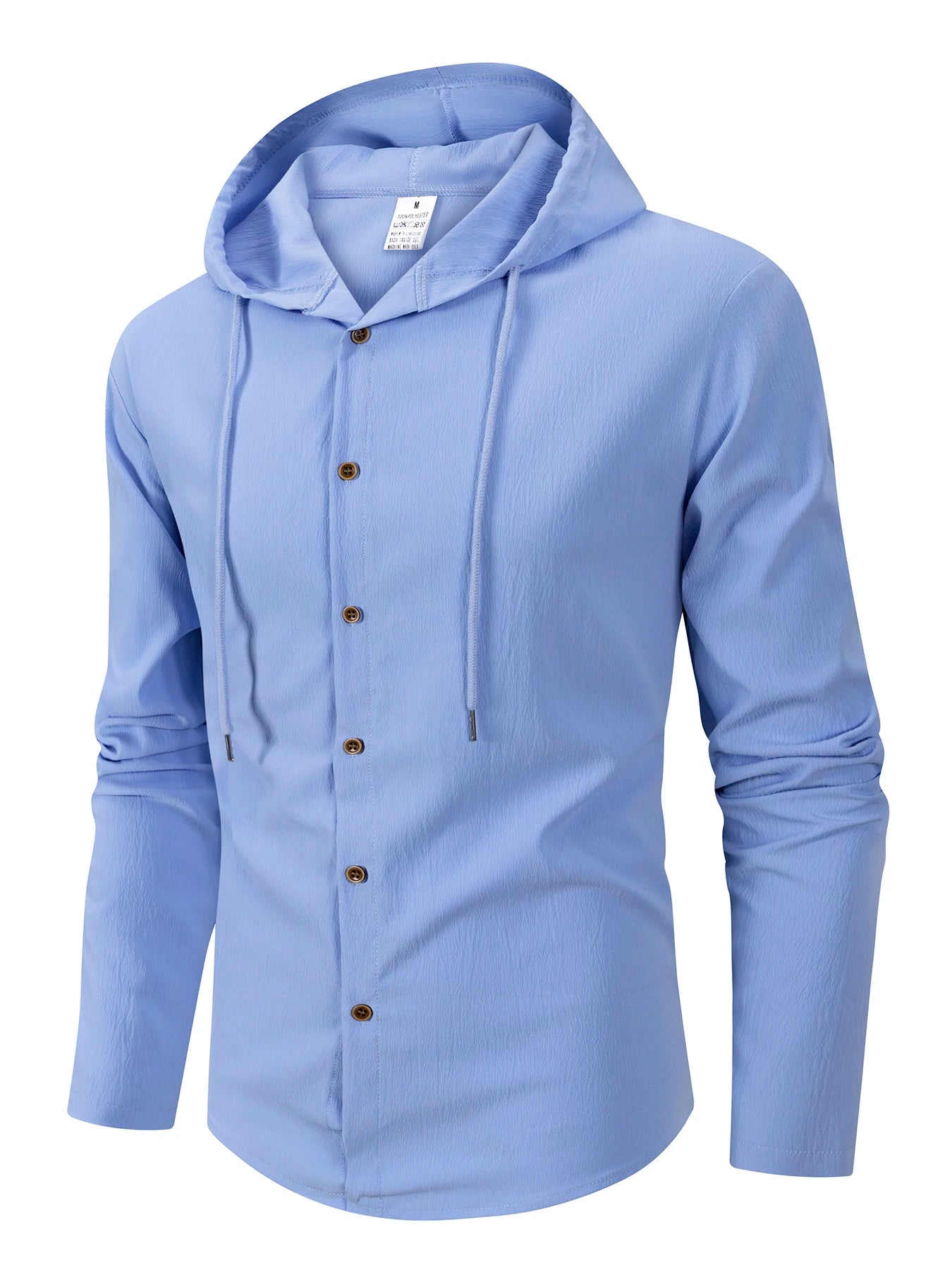 Men's Hooded Linen Beach Shirt
