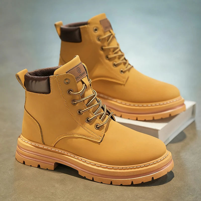 All-Terrain High-Top Lace-Up Boots
