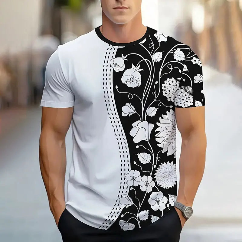 Men's Math Formula Print Graphic T-Shirt