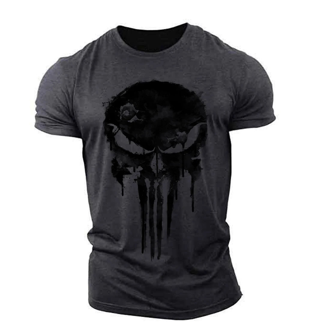Men's Retro Sparta 3D Print Oversized T-Shirt