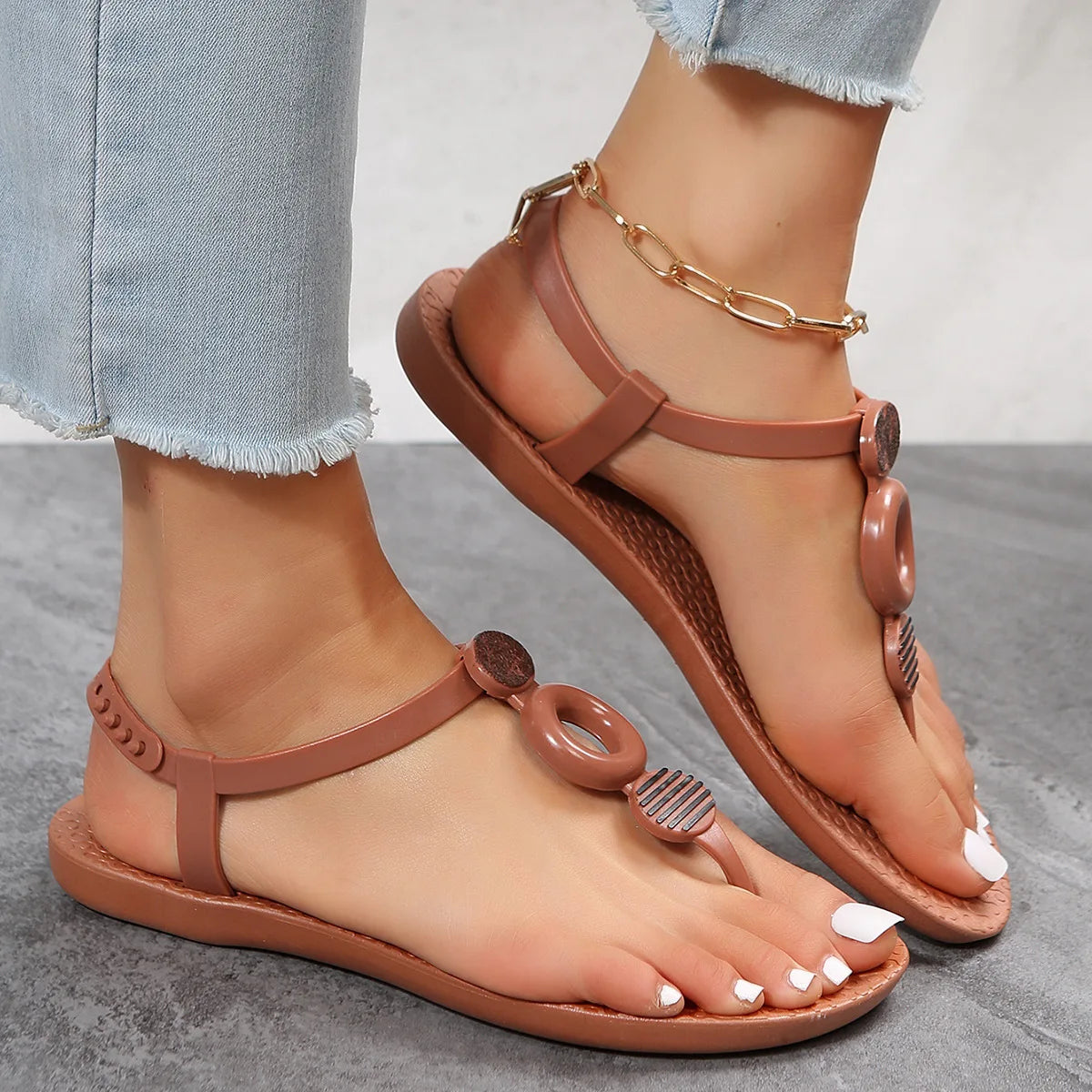 Women's Bohemian Beach Flip Flops