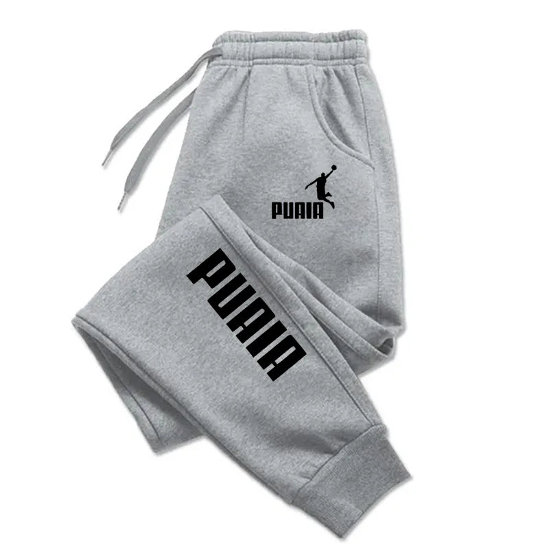 DOUSE Men's Printed Drawstring Jogger Pants – Streetwear Athletic Trousers