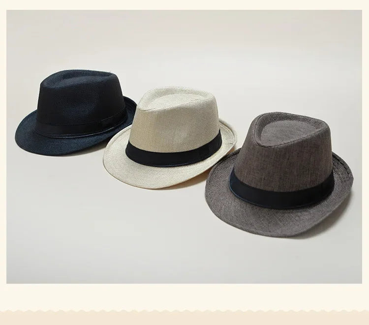 Unisex Vintage Fedora Panama Hat