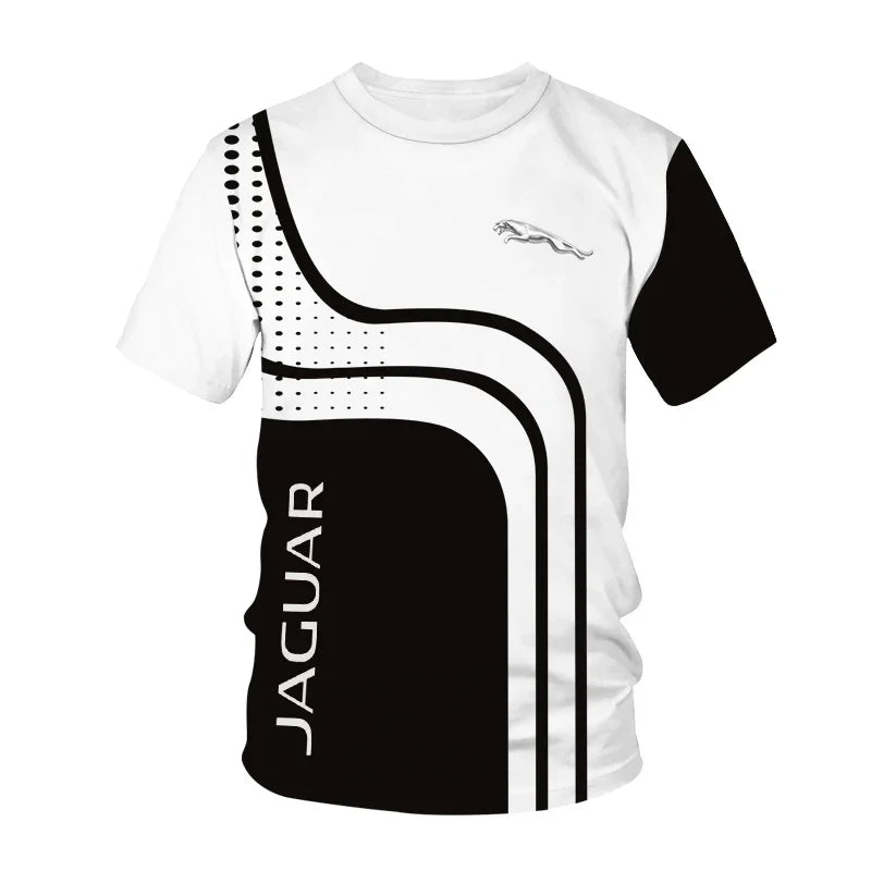 Unisex 3D Jaguar Racing Print T-Shirt