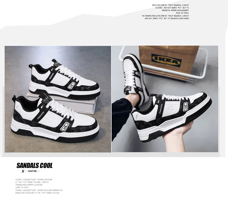 Men's Street Style Platform Skate Sneakers