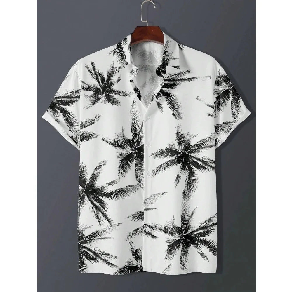Men's Hawaiian Print Casual Shirt
