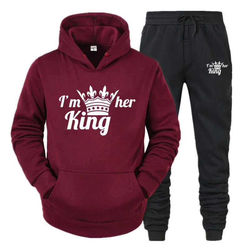Couples' QUEEN KING Matching Hoodie Set