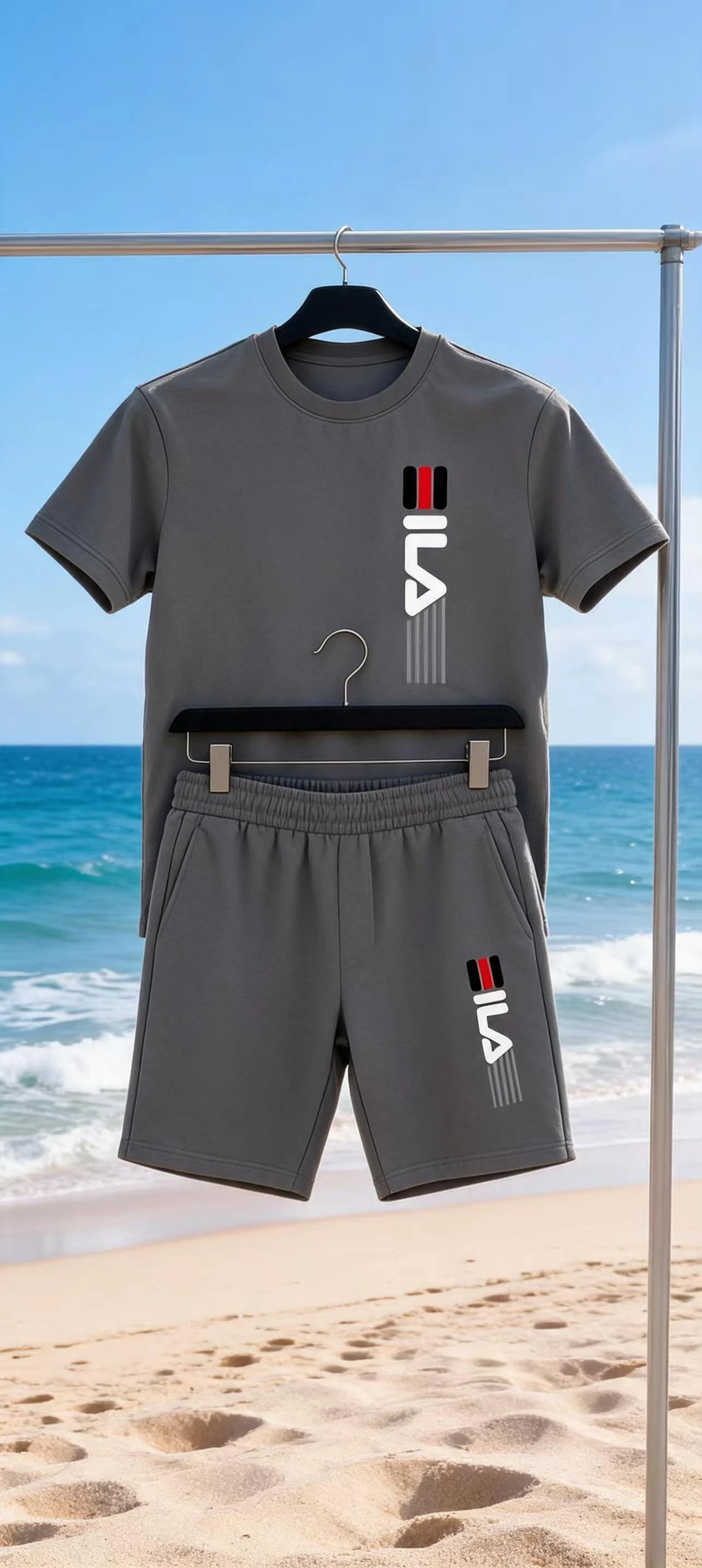 Men's Short Sleeve Polo Co-ord Set