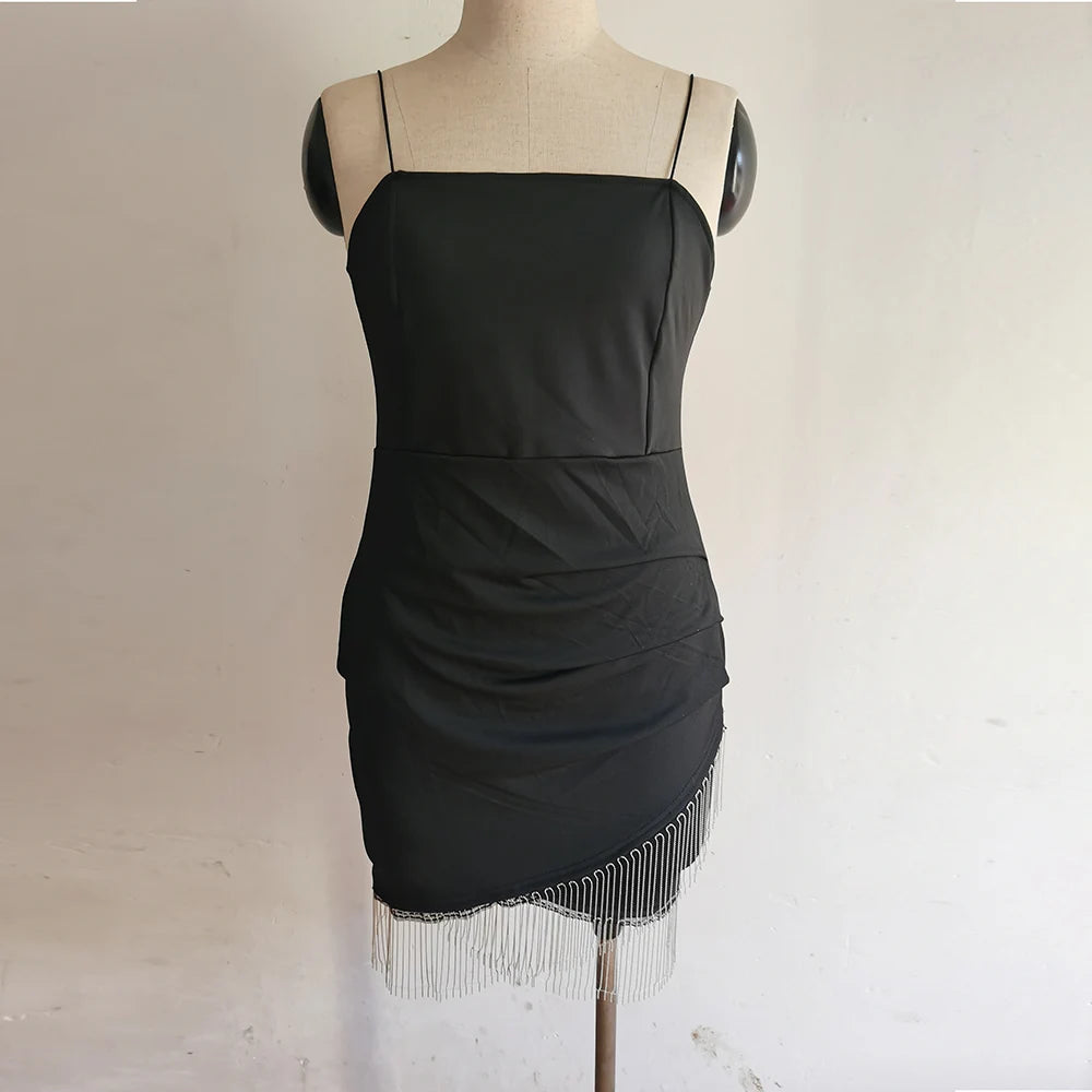 Women's Chain-Detail Slip Mini Dress