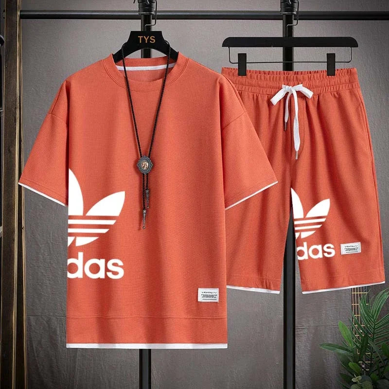 Men's Basketball T-Shirt & Shorts Sports Set